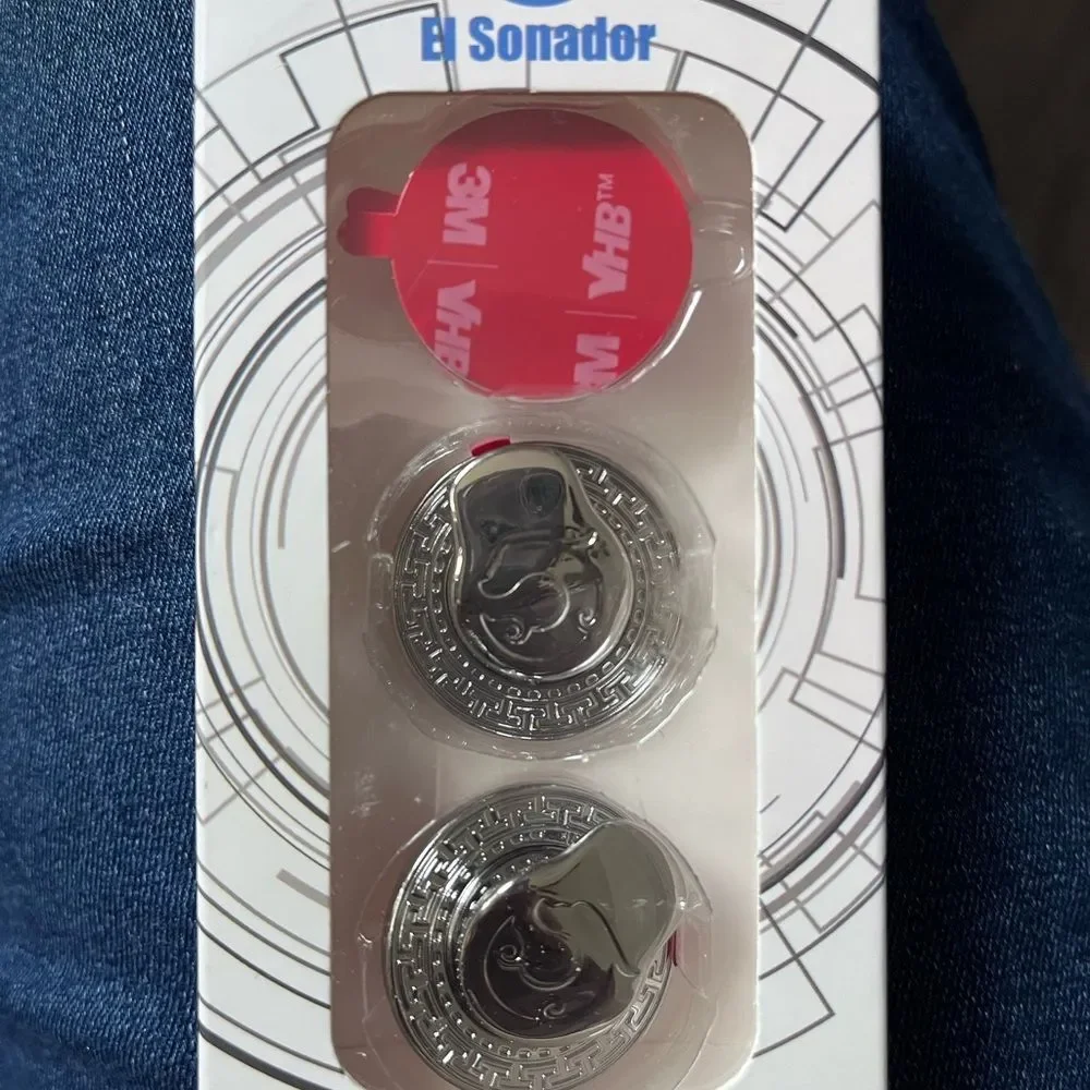 NWT 2 pack dragon phone ring mount hooks chrome